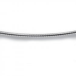 Zilveren slangencollier 45-1.25