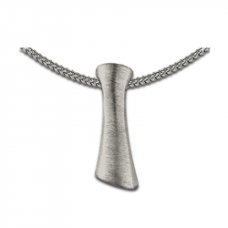Zilveren buis hanger AH031