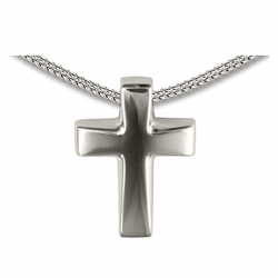 Zilveren hanger kruis AH057