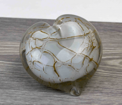 Glazen hart knuffel PH.111