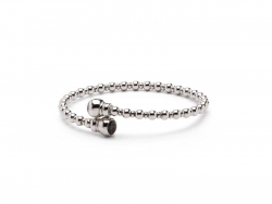 BL 007 - Zilveren bolletjes armband
