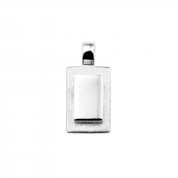Rechthoekige ashanger zilver - 201 S