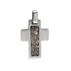 Zilveren kruis ashanger - RL 010