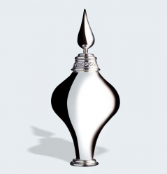 Zilveren mini urn met sierkraag 113 MUZK